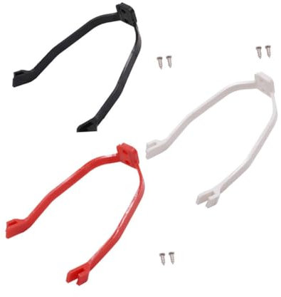 BESPORTBLE 3stücke Teiliges Rückstrahler Für Elektroroller Stabiler Schutzblech-Halter Geeignet Für Xiaomi Rote Weiße Und Schwarze Farben Effektive Schmutz Spritzschutzlösung