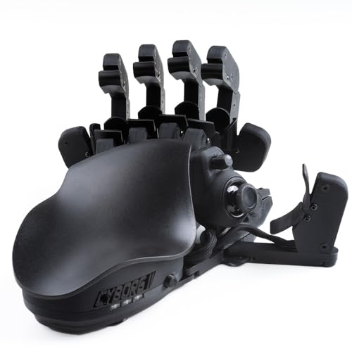 AZERON Gaming Keypad, Programmable One Handed Gaming Keyboard, with Hall Effect Analog Thumbstick and 30 Programmable Keys, 3D Printed Customized Keypad, for Righties (Black, Cyborg ll)