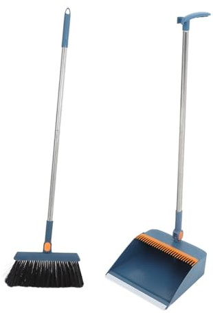 ABOOFAN Juego De Recogedor y Cepillo Escobas Domésticas Práctico Para El Hogar