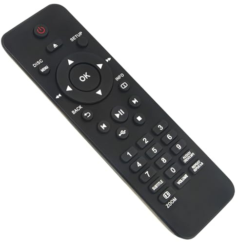 Allimity RC-5340 Telecomando di ricambio per Philips DVD Video Player DVP3560/F7 DVP6620/12 DVP4050 DVP6620 DVP3520K DVP3980 DVP3962 DVP3560K DVP3982 DVP3560