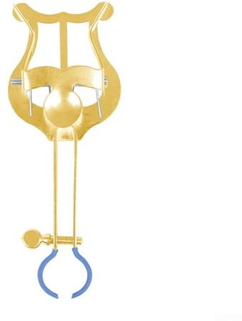 Trompeten-Marschmusikständer*1 Konzertmusikständer Silberner Trompetenständer (Gold)