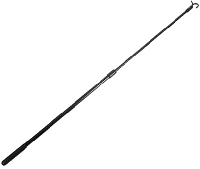 JECOMPRIS Aluminio Varilla Cm de Extensible Aleación para Negra 60 Cortinas