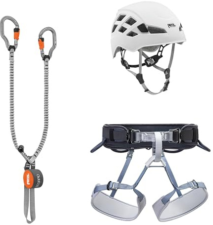 PETZL Kit VIA FERRATA VERTIGO S2 pour adultes, avec format pratique, solution polyvalente