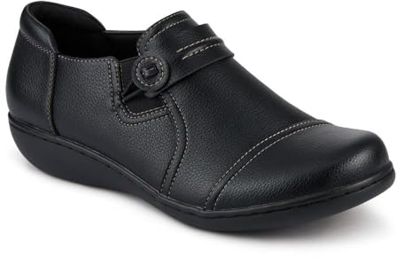 Pavers Womens Smart Elasticated Slip-On Shoes | All Year Round | Slip On Shoe | Pull On | Memory Foam Insole