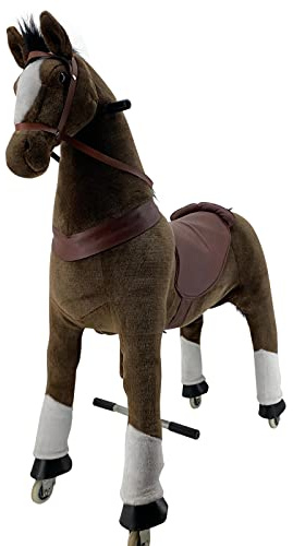 Sweety Toys 7530 Reittier Giant Pferd auf Rollen Riding Animals