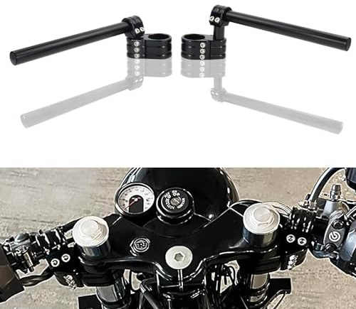 Xitomer Motorcycle CNC Aluminum Adjustable Handlebar Clip-On Handle Bar Raiser Universal Fit For 43mm Adjustable Clip-on Handlebar Kit