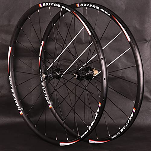 Generic Rennrad-Laufradsatz 700c Leichte Carbon-Nabe Centerlock-Scheibenbremsräder 21 mm Aluminiumlegierungsfelge 24-Loch-Schnellspanner-Laufradsatz Fo