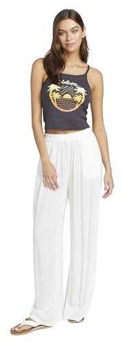 Volcom Stoneshine Junki strandbyxor med vida ben, Star White 1, XXL, Star White 1, XXL