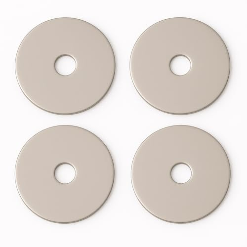 M5 Washers for Screws - M5 x 30 x 2mm (20 Pack) Metal Flat Penny Washers for Bolts - A2 Stainless Steel Plain Round (20pc)