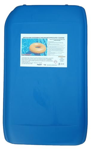 Iperscount EcoClear 25 kg Antialghe Plus 4 azioni Sistemico Microincapsulato no schiuma per Piscina e Spa