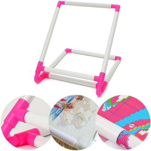 Stickständer Kreuzstich-Reifenständer, Stickrahmen-Ständer, Boden, Desktop, Kreuzstich-Sitzrahmen für Handarbeiten, Nähen, handgefertigte Werkzeuge, Diy-Handwerk Handarbeit