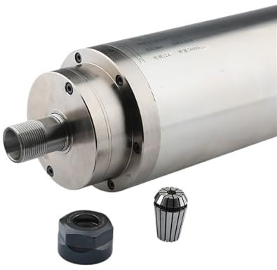 LWTZAORYI Moteur refroidi à l'eau à Arbre Principal de 4,5 KW, 4 roulements de diamètre 100mm, fraiseuse for Le Travail du Bois, Machine à Graver, Moteur à Arbre Principal (Color : 4.5kw 220V)