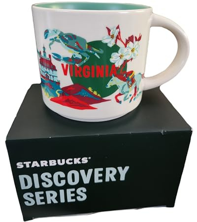 Starbucks Discovery-Serie Virginia Keramik-Kaffeetasse, 400 ml, mit Geschenkbox