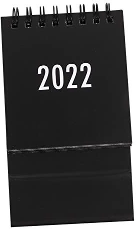 Tofficu 2stücke Mini Tischkalender Handlicher Schreibtischkalender Für Zuhause Und Büro Modernes Design Klarer Druck Inklusive Zufälligen Stickern Zur Planung Wichtiger Termine