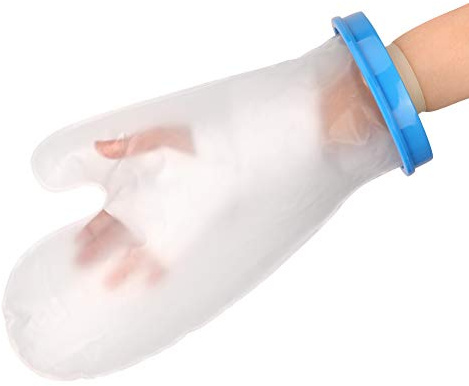 Wakects Cabestrillo de Brazo para Adultos, Protector de Escayola Impermeable para Baño, Reutilizable