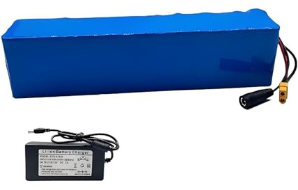Batterie au lithium 60 V 20 Ah pour vélo électrique, batterie au lithium-ion 16S3P avec chargeur, pour vélo électrique et scooter XT60