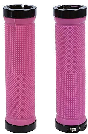 CKryzillix Fahrrad Griffe,Lenkergriffe Fahrradgriffe MTB-Fahrrad-Zyklus-Fahrrad-Lock On Locking Lenkergriffe - Pink