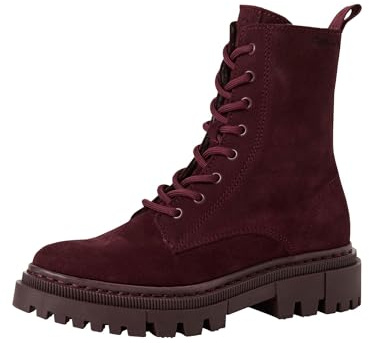 Tamaris dam spetsstövel platt 1–25276–41 stövletter, Merlot, 39 EU, Merlot, 39 EU