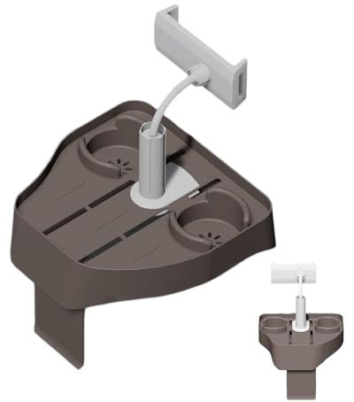 Hot Tub Tray Table with Cup Holder & Phone Holder, Hot Tub Drink Holder, Hot Tub Caddy Drink Tray, for Outdoor Inflatable Pools/Spas, Hottub Accessories