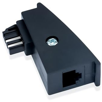 BIGtec TAE RJ45 DSL Adattatore TAE-F maschio a RJ45 femmina 8P2C adattatore cavo 4/5 adattatore modulare telefono per telekom router Fritz!Box Speedport Easybox
