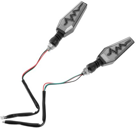 MUELODSIC Luces Direccionales LED para Motocicleta Luces Indicadoras de Dirección de Intermitentes para Motocicleta Luces de Señalización LED para Uso Nocturno