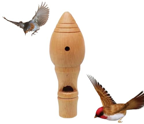 Generisch Vogel Lockpfeife | Holz Outdoor Realistischer Klang Lockjagd | Klangattrappe Lockvorrichtung Für Erwachsene Naturbegeisterte Anfänger Outdoor Beobachtung | Dekoy Vogellockruf