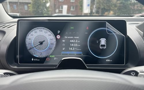 BSTW Compatible con Hyundai Inster Instrument 2025 2026 Protector de pantalla para Inster Cross Select Trend Prime 10,3 pulgadas Digital Cockpit Display Nano Plástico Protector de Pantalla 6H