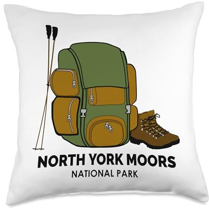 North York Moors National Park Throw Pillow