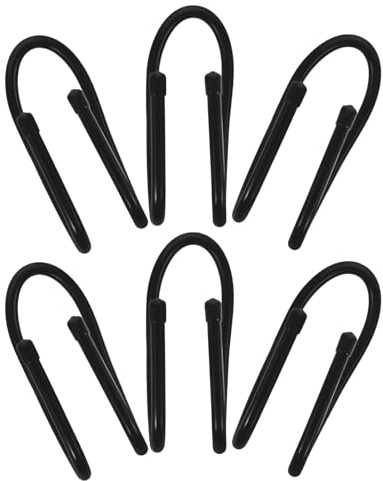 jojofuny Multi-Use Chain Link Fence Hooks 6Pcs for Pool Equipment and Garden Tools – Heavy Duty Outdoor Storage Hooks for Organizing Tools and Coats