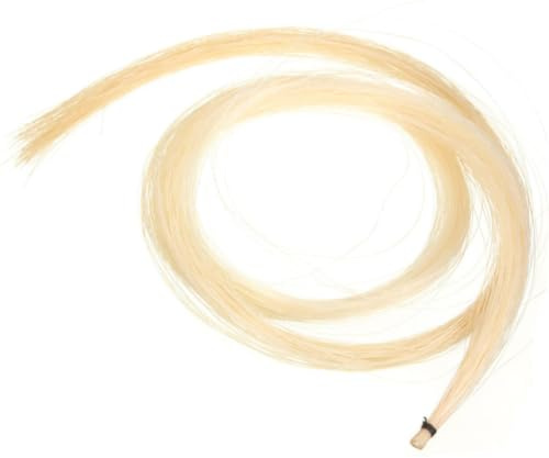Holibanna Haare für Geigenbogen aus Horsetail Für Violine und Cello Geeignet für Anfänger im Musikzimmer