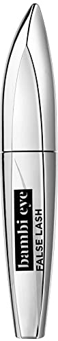 L'Oréal Paris Mascara, Schwarze Wimperntusche für Bambi-Augen mit Wimpern voller Schwung, Länge und Volumen, False Lash Bambi Eye, Schwarz, 8,9 ml