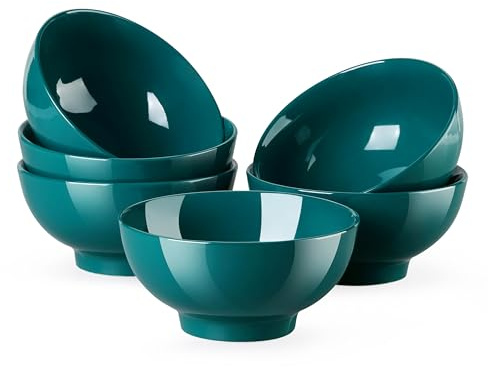 LOVECASA, Sweet Series, Ramen Piglet Breakfast Bowls, 6 Pieces, 550 ml, 15 cm, Pure Colour Plate