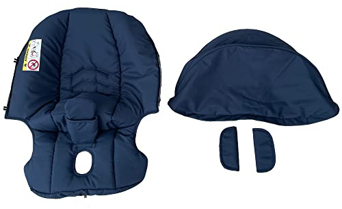 Changing Washing Kit,Canopy Sunshade Cover,Compatible with Car Seat Doona Strollers (Navy Blue)