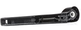 RIDEX Wischerarm Scheibenwischerarm 301W0097 hinten Kompatibel mit VW Golf 6 5K1