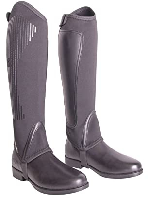 AK Stretchy AKRS-2151 Neopren-Reithalb-Chaps, Schwarz , XXL