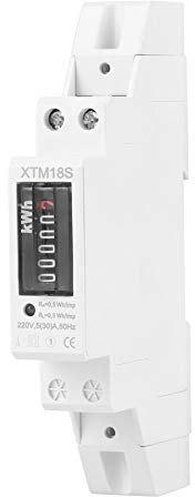 DIN-Schienen-Energiezähler, XTM18S DIN-Schienen-Stromzähler, 220 V Digitaler 2-Draht-1P-Stromzähler, Leistungsmesser