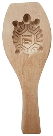Tortoise-Shaped Traditional Mooncake Biscuit ANG Kong NGA Piah Gongzai Biscuit Fragrant Biscuits 公仔饼 Wooden Mould