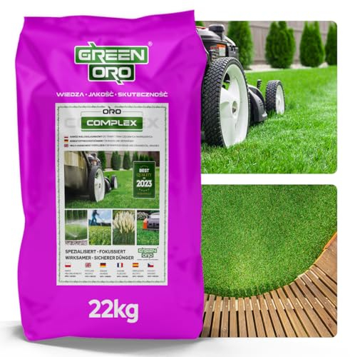 GREEN ORO ORO COMPLEX 24KG - Fertilizante especial de alta eficacia para el cuidado del césped y el control del musgo
