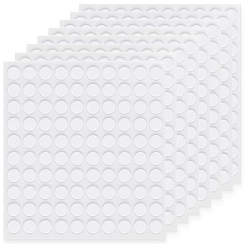 NJCXOLA Adhesivo Redondo 20 mm, 200 Pares Autoadhesivo Puntos, Lunares Adhesivo Cintas, Autoadhesivo Puntos de Adhesivo, para Decoraciones de Fiesta, Arte de Bricolaje, Decoración del Hogar
