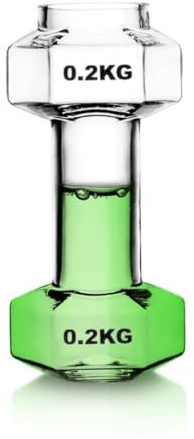 Dumbbell Shot Glasses 2 Pack