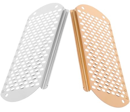 Healvian 2piezas Raspador De Pies De Acero Inoxidable Eliminador De Piel Muerta Para Pies Secos y Agrietados Herramienta De Cuidado Para Hogar y Salón Uso y Eficaz Todo Tipo De Piel