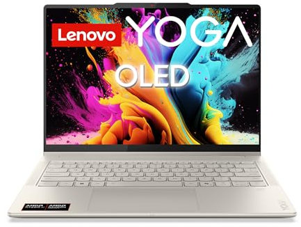 Lenovo Yoga 7 2-in-1 Laptop | Copilot+ PC | 14 2.8K WQXGA OLED Display | AMD Ryzen AI 7 | 32GB RAM | 1TB SSD | AMD Radeon Grafik | Win11 | QWERTZ | Seashell | Inkl. Yoga Pen | 3 Monate Premium Care