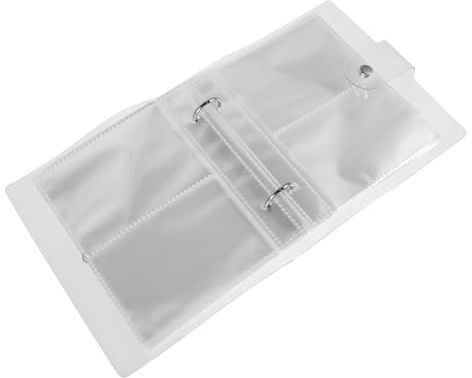 NAMOARLY Compact Photo Album Binder x Photo Sleeves Plastic Postcard Holder Organizer for Cards