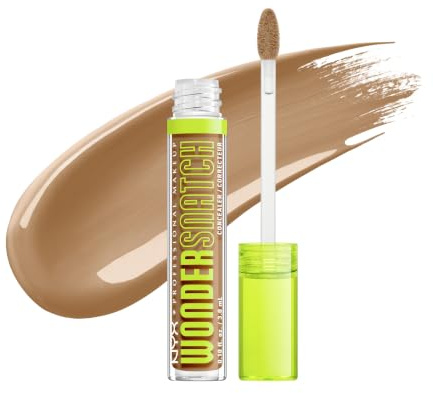NYX Professional Makeup, Wonder Snatch Concealer, flüssig-cremige Formel, soft-mattes Finish, wasserfest, färbt nicht ab, spendet bis zu 24 Stunden Feuchtigkeit, vegane Formel, 17 Cinnamon, 3,5 ml
