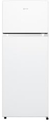 Gorenje RF414DPW4 Kühl-Gefrierkombination/Freistehend/EK:D /39dB /206 Liter Fassungsvermögen/CrispZone/EcoMode/Abtau-Vollautomatik/Türnaschlag wechselbar/HxBxT: 143,6 x 55,4 x 54,2 cm/Weiß