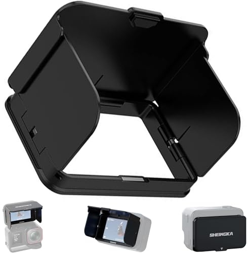 Honbobo Flip Screen Hood för Insta360 Ace Pro 2, magnetisk skärm skyddande solskydd, tillbehör för Insta360 Ace Pro 2, anti-bländning snabbfrigörande