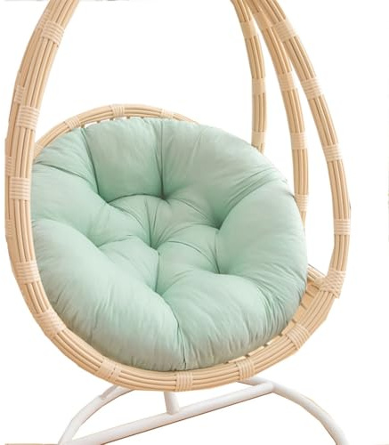 Cuscino spesso a uovo per sedia a dondolo sospesa in rattan, 70 cm, per esterni/interni, patio, comfort, ideale per il relax in giardino