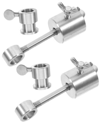 MERRYHAPY 2 Piezas Peso Contrapeso de Acero Inoxidable para Asador Rotatorio BBQ Accesorios Resistentes para Equilibrar Varillas de Brocheta y Parrillas de Rostizado