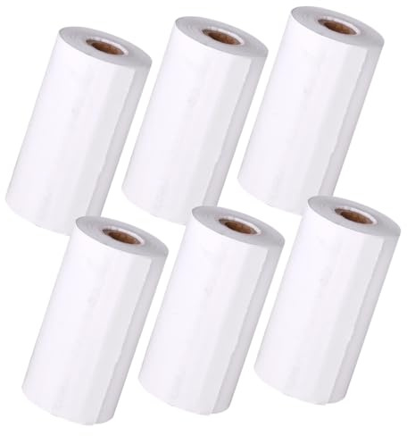 UTHCLO 6 Rolls Thermal Printer Paper for Instant Cameras Thermal Printing Paper Roll Refill for Instant Photo Printers Suitable for Cameras