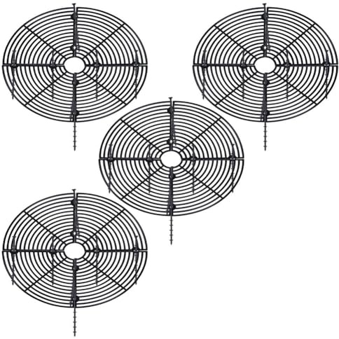 Generchin 4 Piezas de Rejilla para Macetas, Rejilla para Macetas de 30 Cm, Cubierta para Macetas, Protección para Plantas, Red Protectora para Plantas